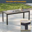 Ensemble de canapé de patio 7 pièces en rotin de polyéthylène, ensemble de conversation de mobilier d'extérieur toutes saisons avec table basse, canapé modulaire robuste pour terrasse avec jardin et terrasse-743663913