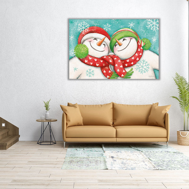 «Let it Snow II Eyes Open», reproduction d'art sur toile, H 20 po x l 30 po