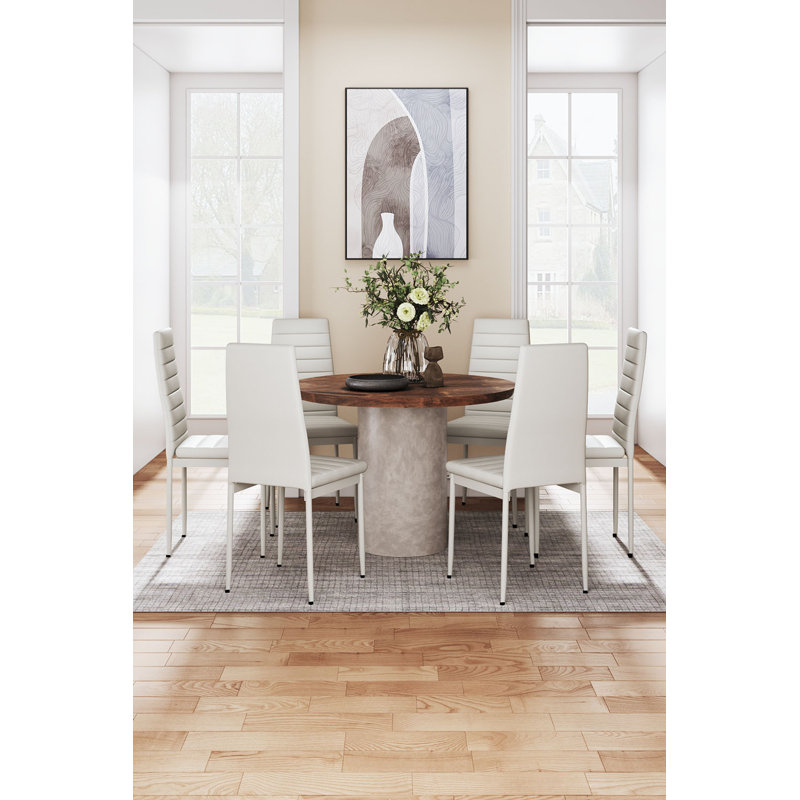 45 cm H Side Chair in White