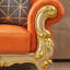 Chaise de luxe en chêne sculpté-980742509