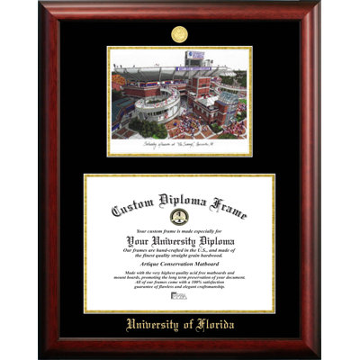 NCAA Florida University Diploma Lithograph Picture Frame