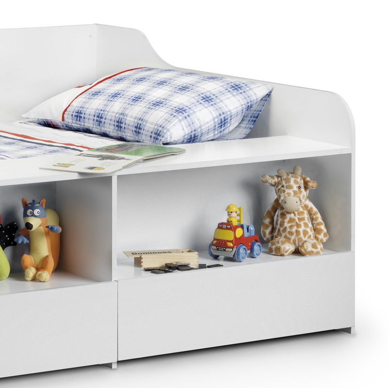 Single (3') Cabin Bed with Storage Included, White