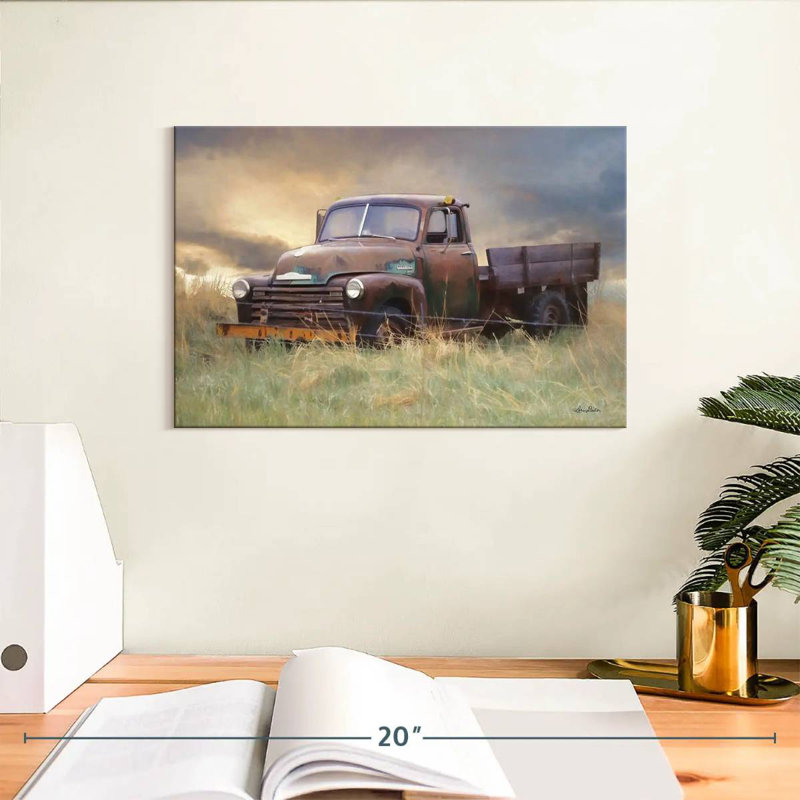 Mehar Rusty Chevy, 8" H x 12" W