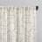 Burston Archaeo Capri Jigsaw Embroidery Linen Blend Semi-Sheer Rod Pocket Curtain Panel-750614790-750614785