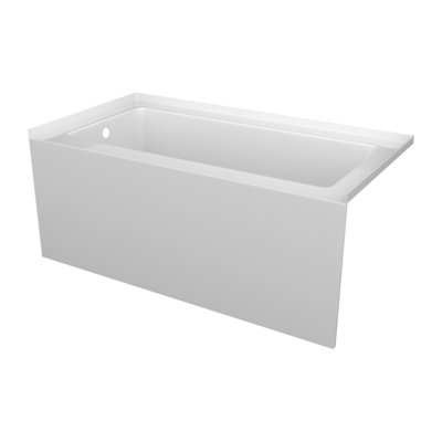 60'' x 32'' Alcove / Tile In Soaking Acrylic Bathtub