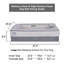 Jungolica Orthopedic Pet Bed-101111145-101111146