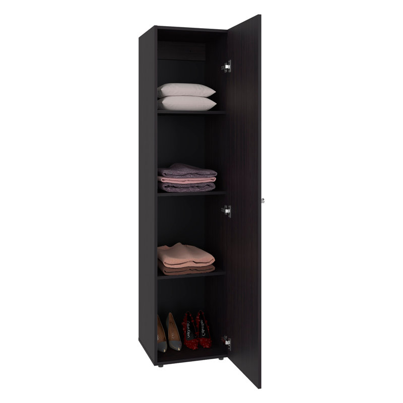 Armoire de rangement avec miroir Wenge, Wengé