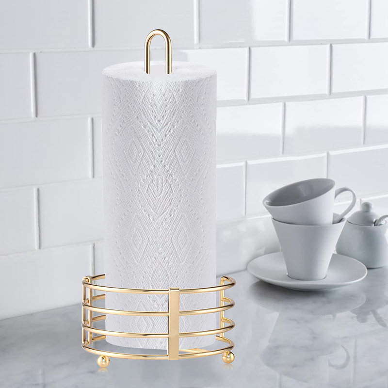 Comptoir porte-serviettes en papier, Doré