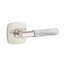 Select Round Passage (Hall & Closet) Door Lever with Square Rosette-1552302949-1552302950