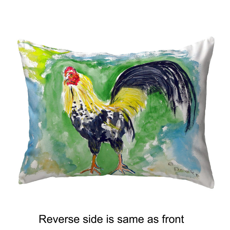 Outdoor Reversible Throw Pillow