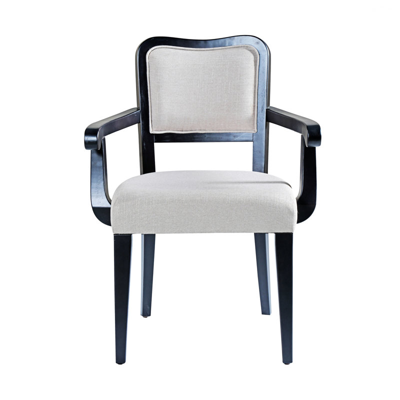 Chaises en bois à structure double, chaises d'intérieur pour deux pièces, ensemble de 2 fauteuils traditionnels avec lignes courbes