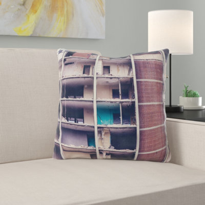 Building Square Pillow Cover and Insert