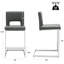 Tabouret de comptoir rembourré 26 po Daco-1849257111-1849257113