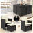 Elanya 8 - Person Patio Dining Set with Rectangular Table , Cushions Included