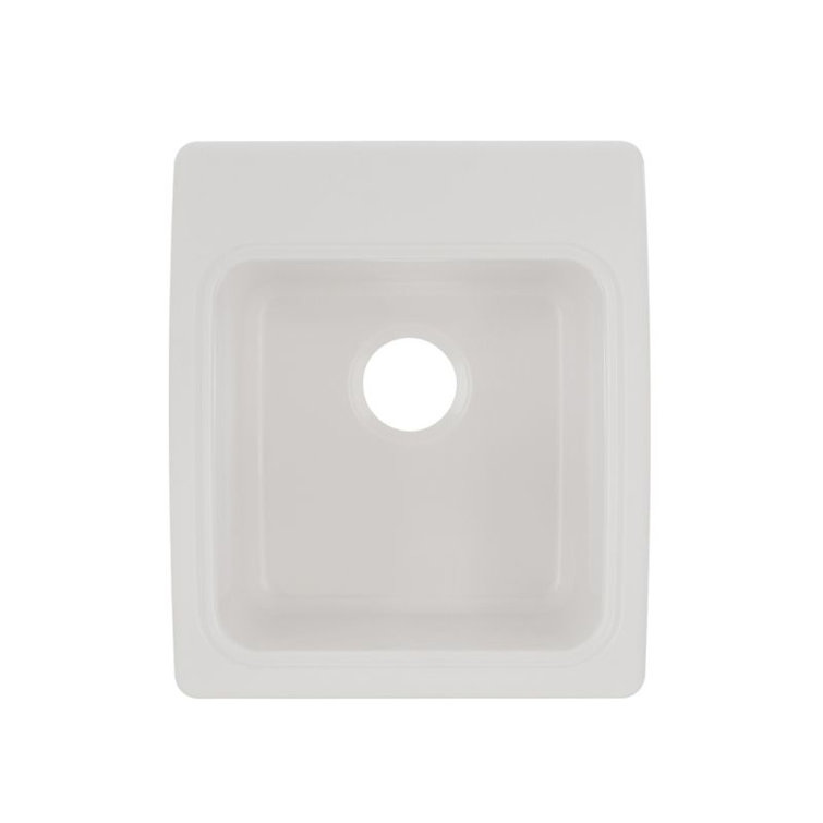 Solid Surface 17.25" x 20" Drop-In/Undermount Laundry Sink