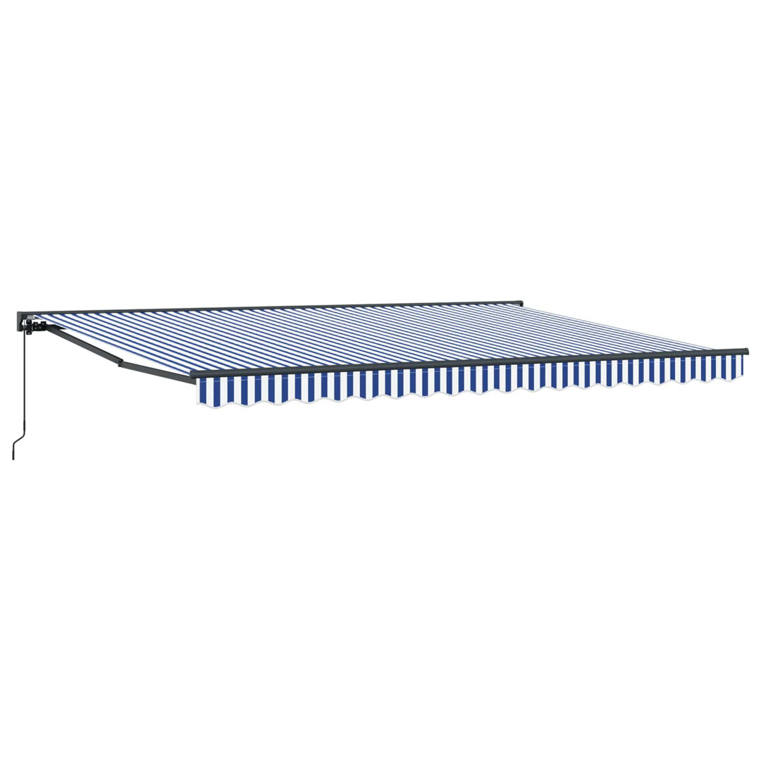 VidaXL Polyester Cover Retractable Patio Awning