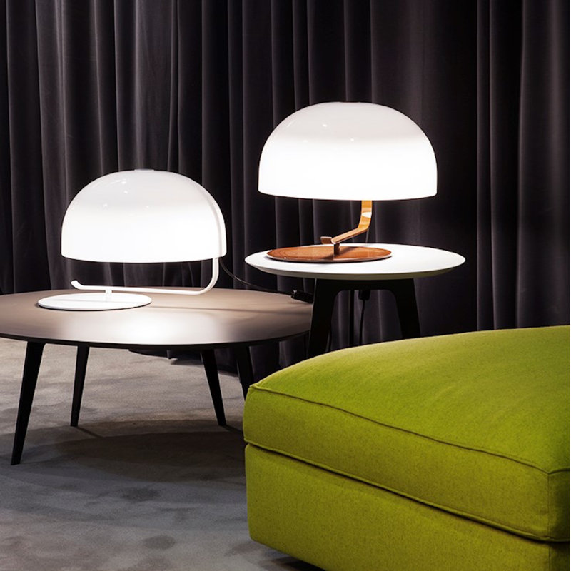 Zanuso Desk Table Lamp, White