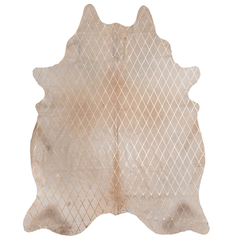 Arlequin Hide Cowhide Geometric Area Rug, Novelty 5'10" x 7'10"