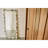 Deniz 35 in. x 79 in. Natural Stone Scallop Framed Mirror