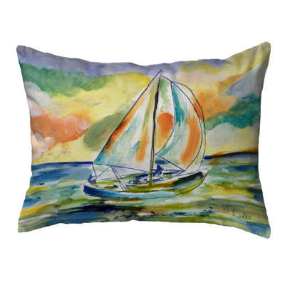 Noncorded Outdoor Rectangular Pillow Cover & Insert