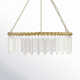 Hester 3 Light Metal Dimmable Chandelier
