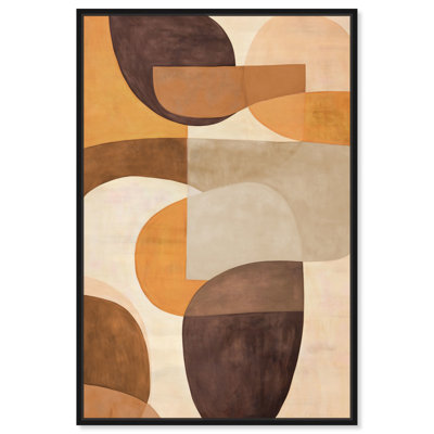 Filipa Canvas Midcentury Abstract Wall Art by Art Remedy