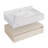 Avancer 36" Wall-Mounted Bathroom Vanity With White Marble Sink Top-105940849