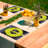 Polyester Abstract Rectangle Placemat