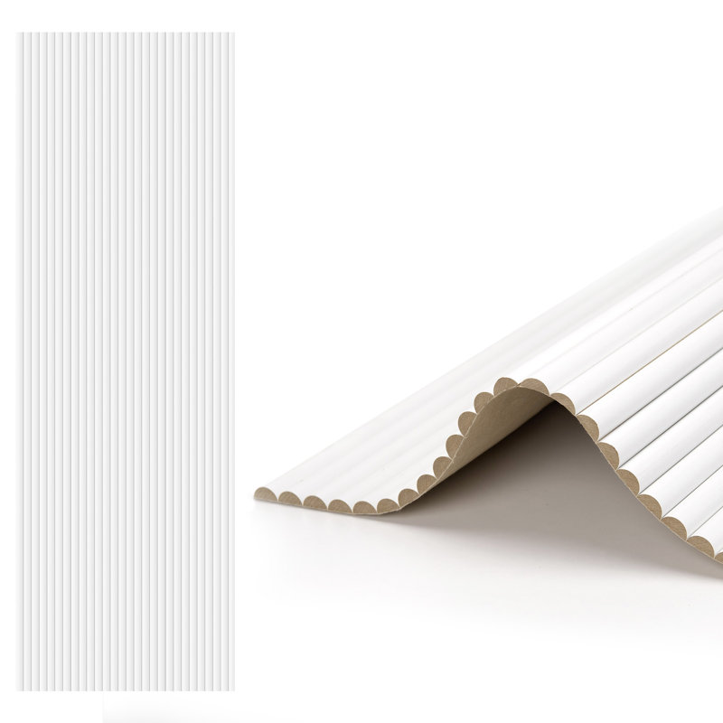 2 pièces de panneaux muraux flexibles en lattes de bois 94,5 po x 23,6 po pour murs intérieurs, panneaux muraux pliables en bois pour surfaces courbées et planes, revêtement décoratif décoratif bricolage (30,97 pieds carrés / caisson)