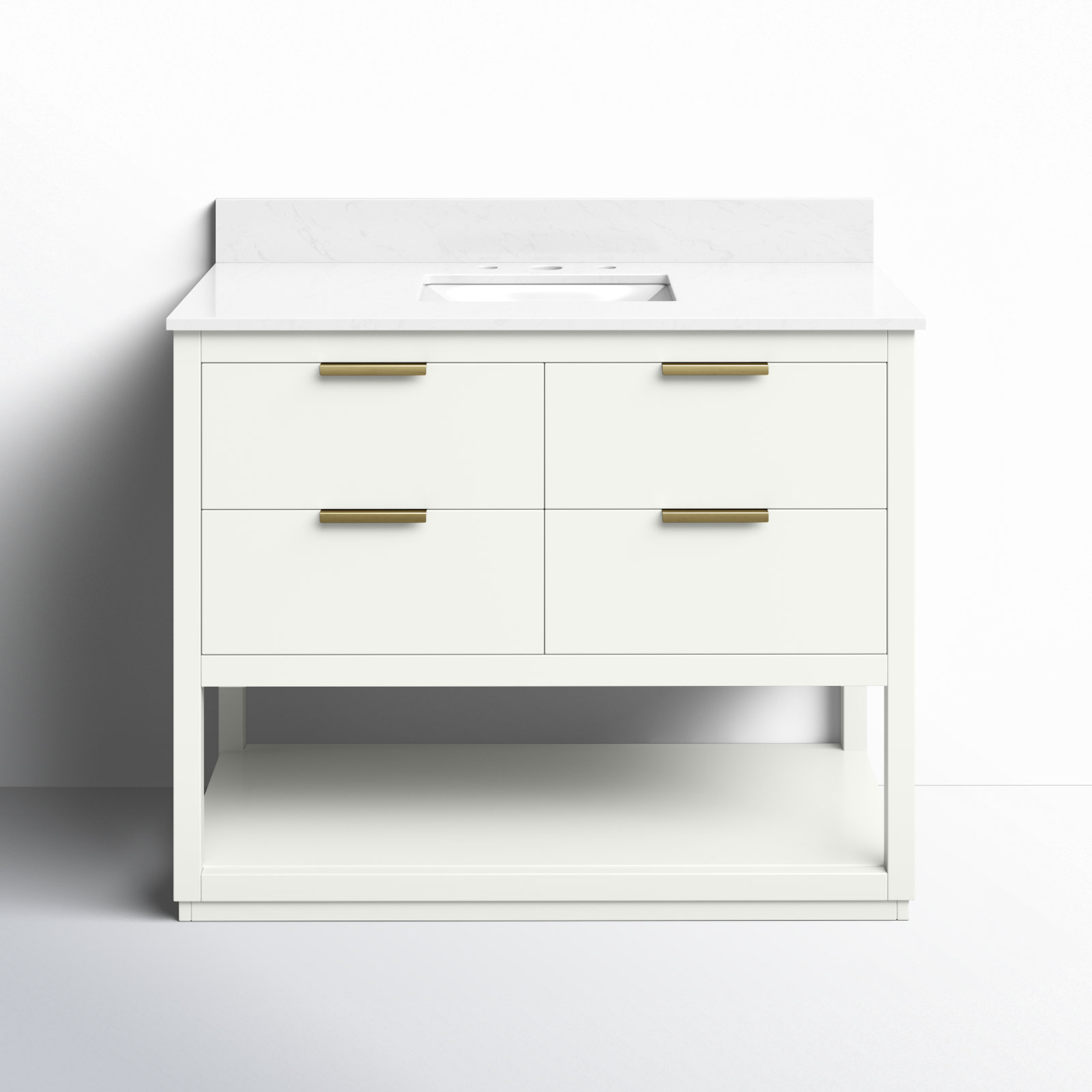 Felicity 42'' Single Bathroom Vanity, White