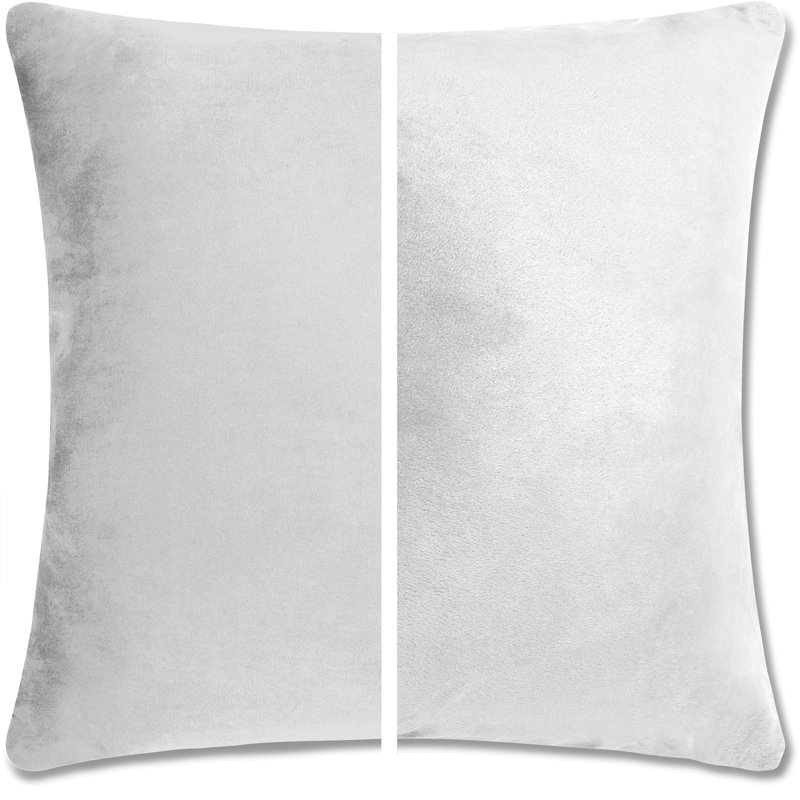 2 pièces luxueuses en duvet carré haut de gamme, Pissenlit blanc, 24 po x 24 po