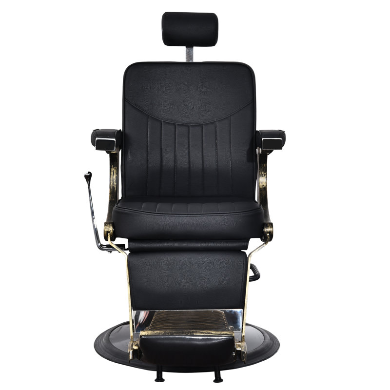 Fauteuil de massage inclinable hydraulique robuste en métal très résistant barber