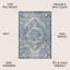 Tapis bleu marine / gris clair Modern-321850751