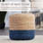 Fabian 18" Wide Round 100% Braided Jute Ombre Pouf Ottoman/Foot Stool by Jaipur Living-1373332601