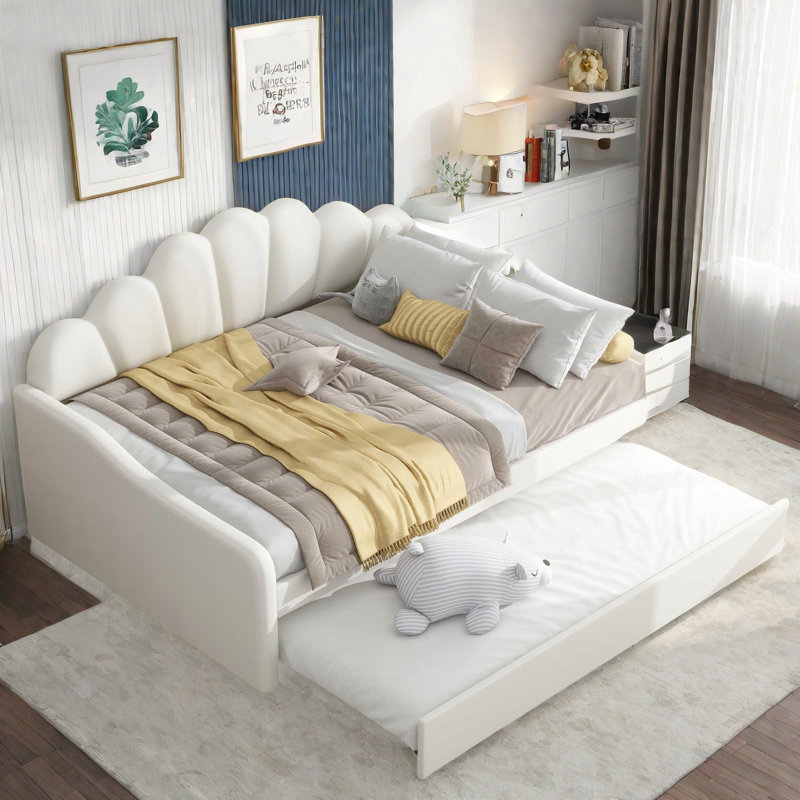 Lit de jour Linarez, Blanc