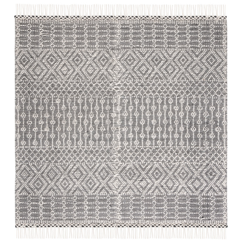 Tapis tissé à la main Southwestern Southwestern, Carré 6 pi