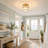 Drum Semi Flush Mount Ceiling Lighting Fixture-2063710802