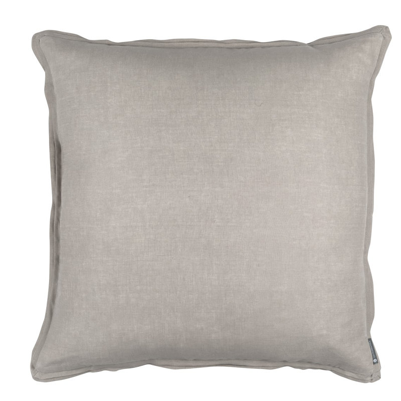 Bloom Linen Euro Pillow Cover & Insert, Raffia