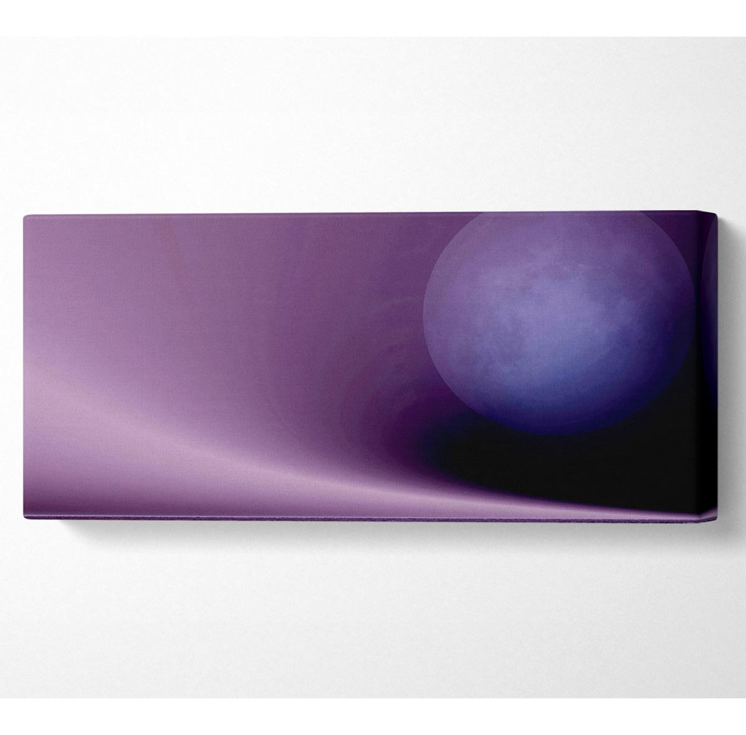 Lavendelmond - Kunstdrucke auf Leinwand - Wrapped Canvas