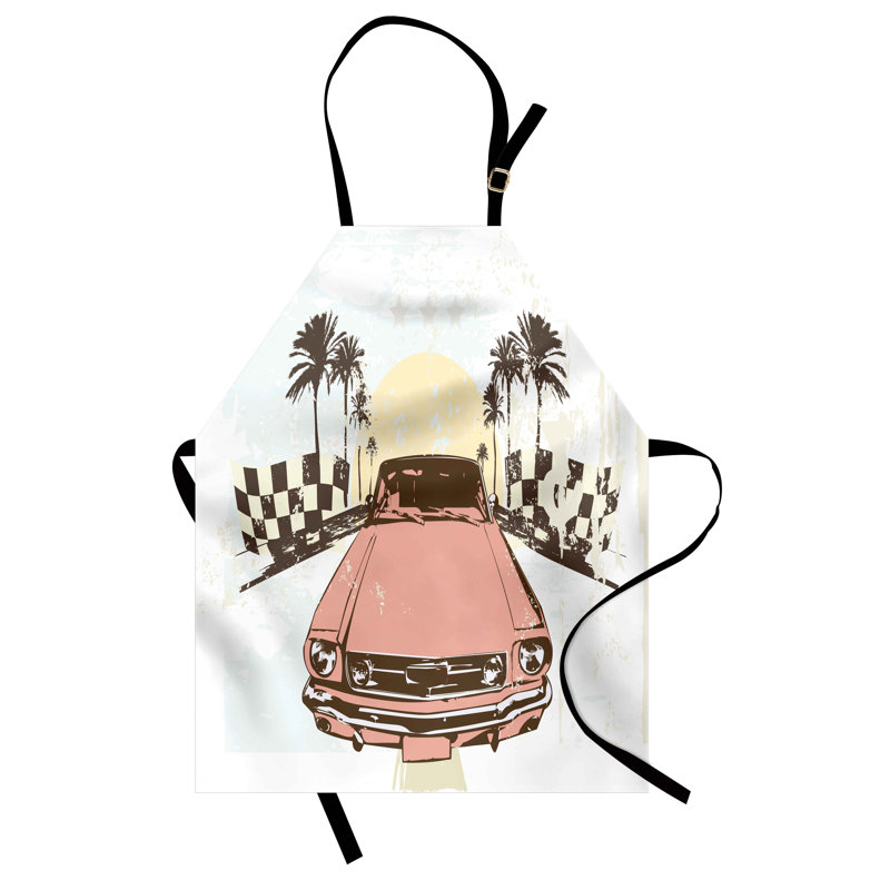 No Pattern Bib Apron