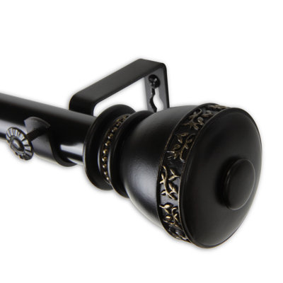 Anndale Steel Adjustable Single Curtain Rod