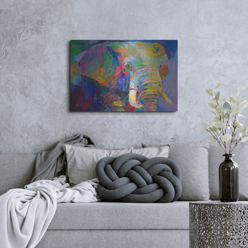 «Elephant 23» par Richard Wallich, H 24 po x l 36 po