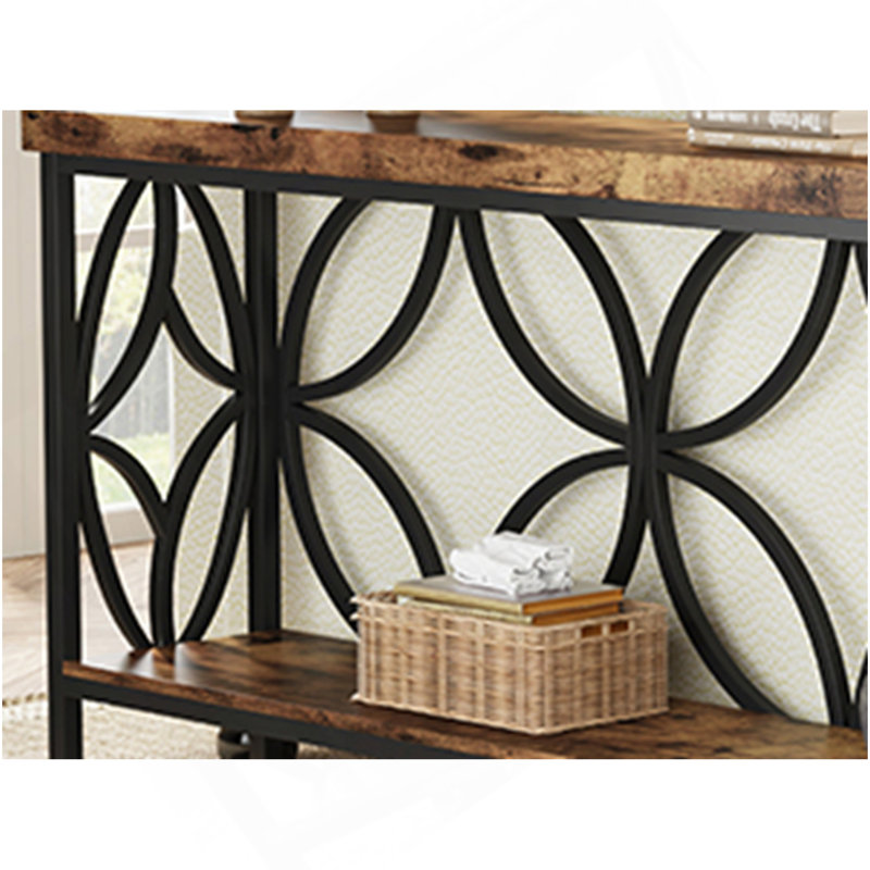 Coffee Table Sofa Table, Rustic Brown