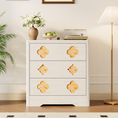 Marble / Granite 80cm W 3 - Drawer Chest of Drawers