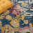 Alilia Floral Hand Tufted Wool/Cotton Area Rug in Light Blue/Plum/Beige-663529737