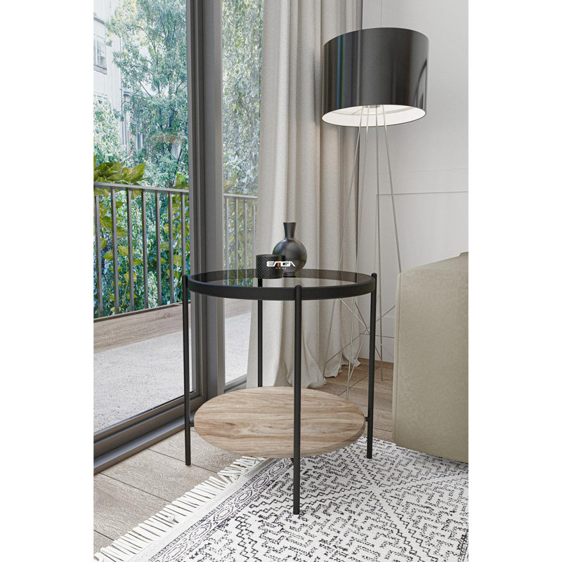 Siyan End Table, Antique Pine