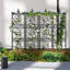 Gallaher 195cm H x 50cm W  2 pack Steel Lattice Panel Trellis Side Panel