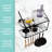 Metal Rectangle Wall Mounted Pot Rack