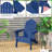 Foldable Weather Resistant Patio Chair With Built-In Cup Holder-2092208364