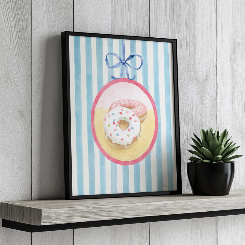 «Sweet Desserts IV» par Beth Grove, reproduction d'art, 12 W x 16 H, Black, Framed Print